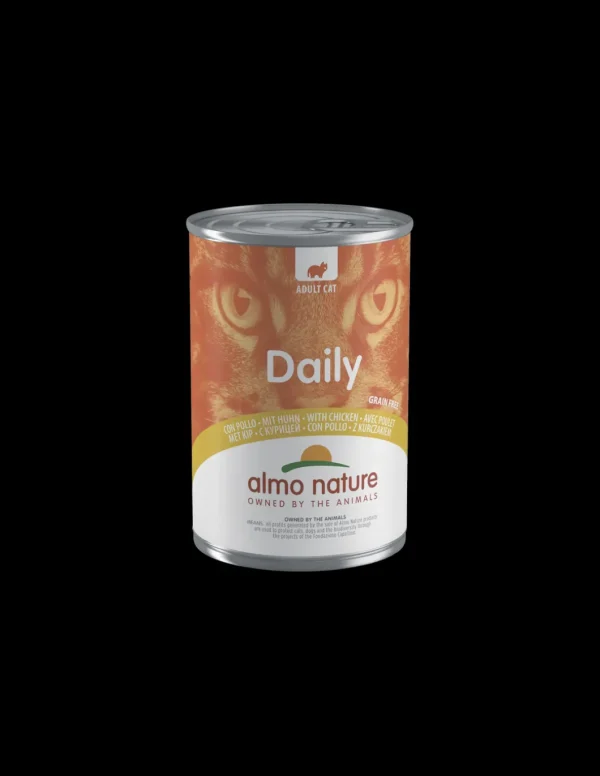 almo cat daily barattolo 400gr pollo 165