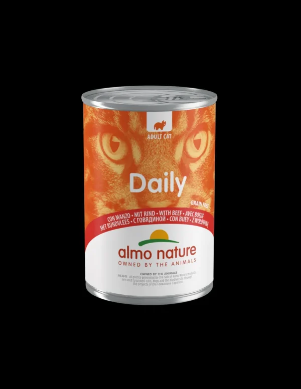 almo cat daily barattolo 400gr manzo 161
