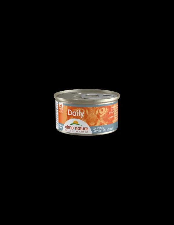 almo cat daily lattina 85gr mousse con storione 146