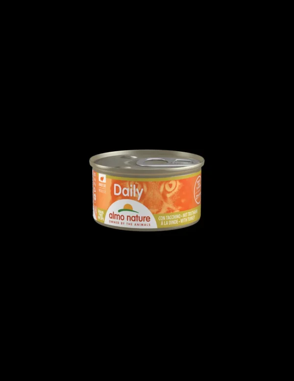 almo cat daily lattina 85gr mousse con tacchino 154