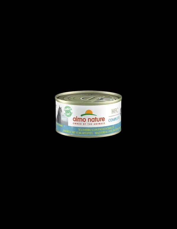 almo cat hfc complete lattina 70gr sgombro con patata dolce 5432h