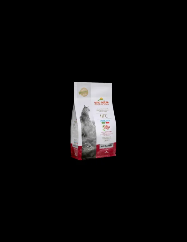 almo cat hfc 1,2kg adult longevity sterilizzato maiale 9170