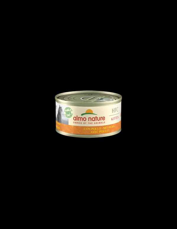 almo cat hfc natural lattina 70gr kitten pollo 5105h