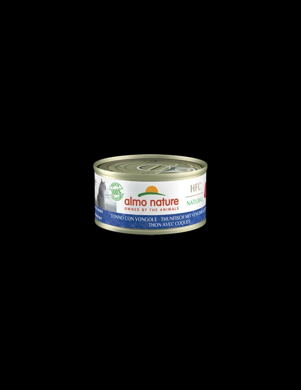 almo cat hfc natural lattina 70gr tonno con vongole 5045h