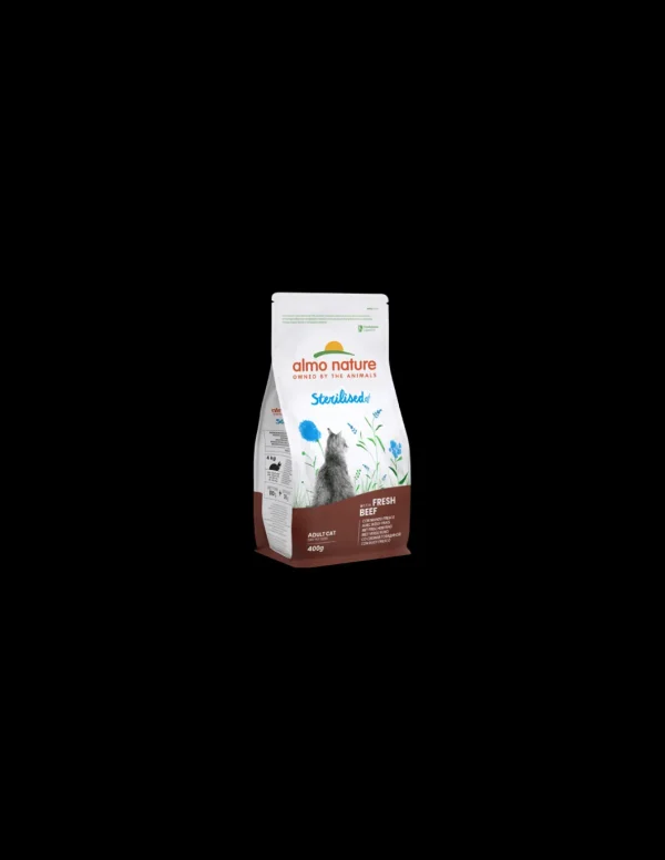 almo cat holistic functional fresh 400gr sterilised manzo riso 660