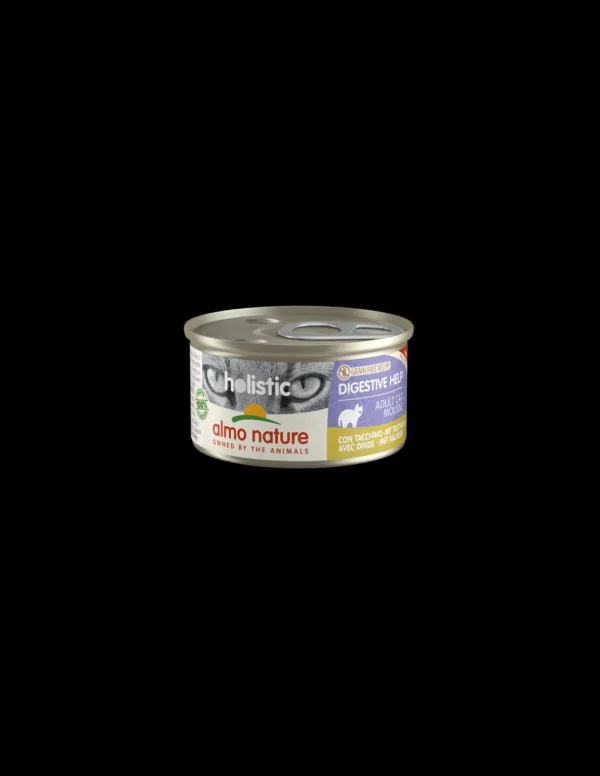 almo cat holistic functional lattina 85gr digestive help tacchino 113