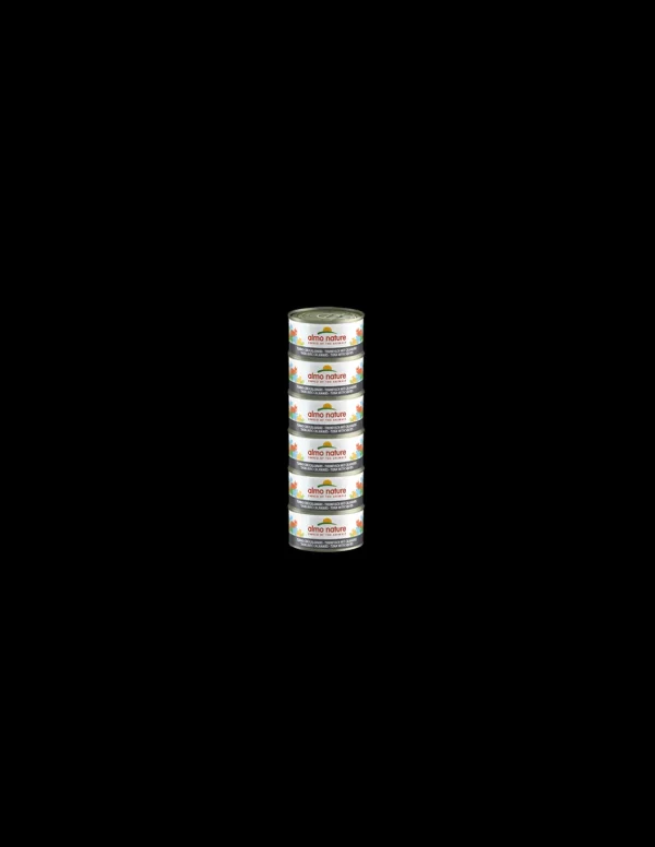 almo cat nature megapack lattina 6x70gr tonno e calamari 5019hmega off
