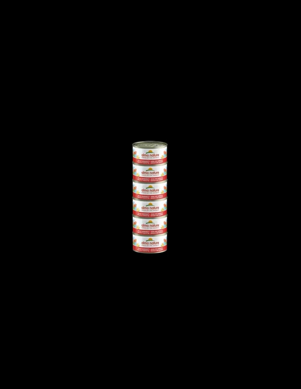 almo cat nature megapack lattina 6x70gr pollo e gamberetti 5024hmega off