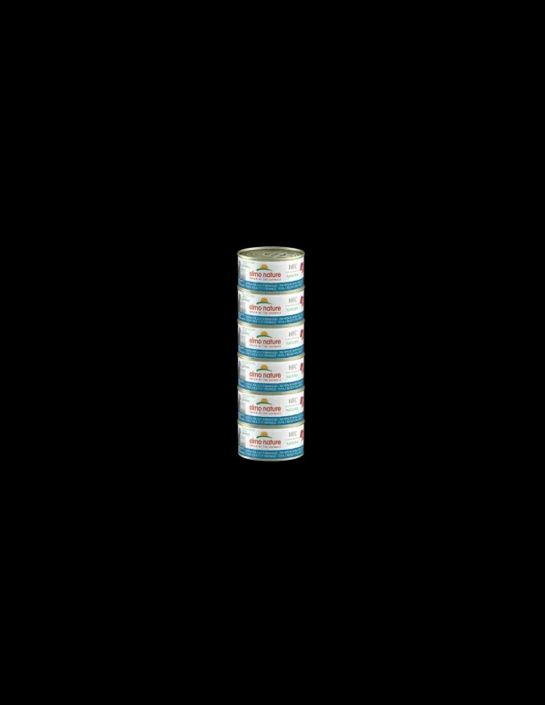 almo cat nature megapack lattina 6x70gr tonno pollo e formaggio 5080hmega off