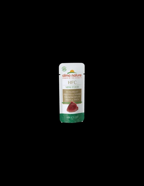 almo cat snack green label mini food 3gr filetto di tonno 502