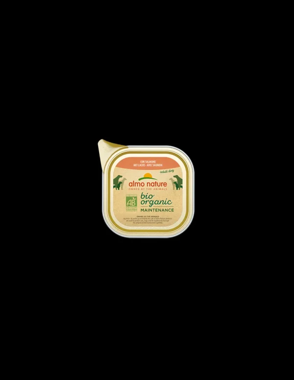 almo dog biorganic pate' vaschetta 100gr con salmone 246