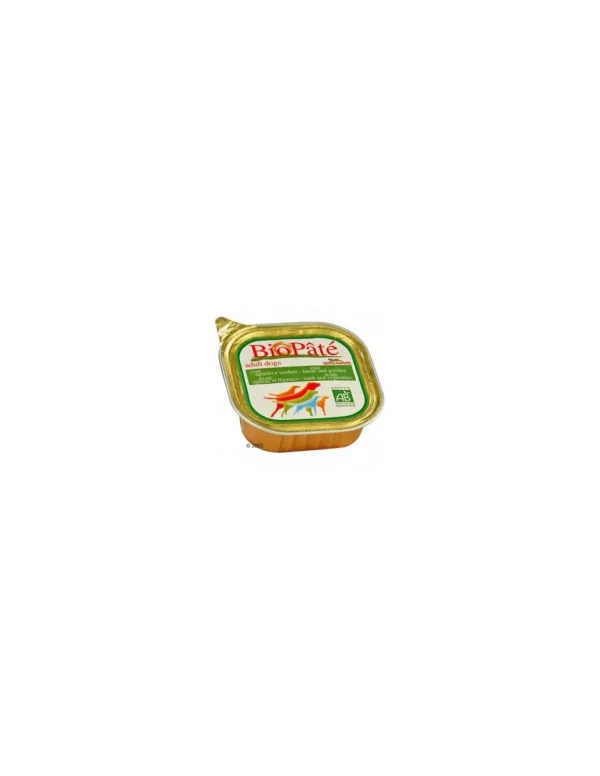 ALMO DOG BIORGANIC PATE' VASCHETTA 100GR CON AGNELLO 260