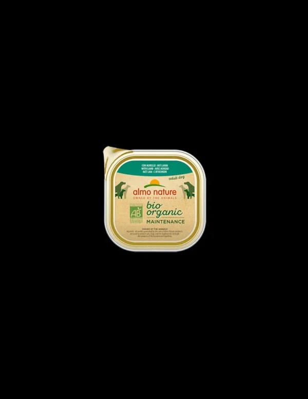almo dog biorganic pate' vaschetta 300gr con agnello 259 off sb
