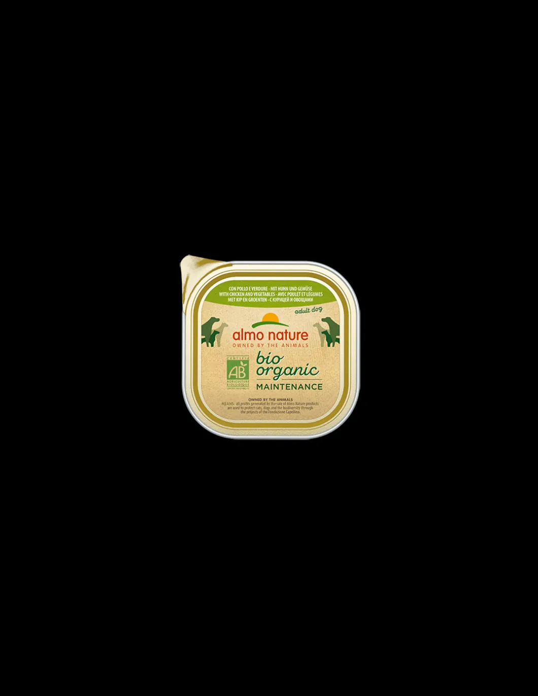 almo_dog_biorganic_pate_v_0.webp almo dog biorganic pate' vaschetta 300gr con pollo patate 333