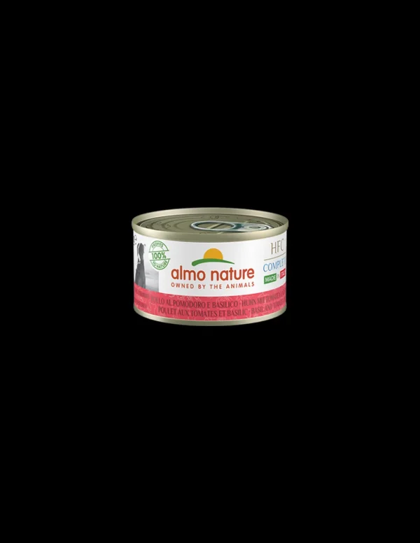 almo dog hfc complete made in italy lattina 95gr pollo al pomodoro e basilico 5492