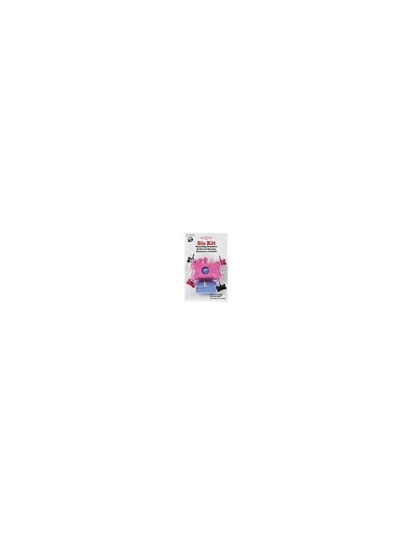 bon ton biz kit dispenser rosa + 2 rotoli