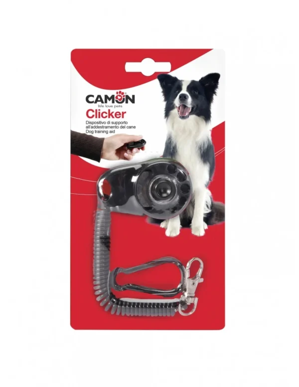 camon clicker sonoro con gancio e molla