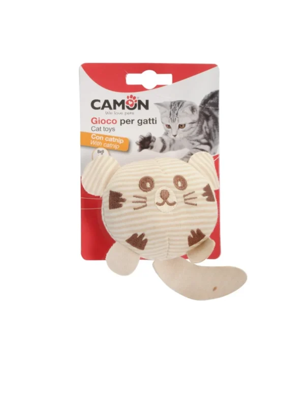 camon peluche con campanellino e catnip