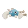 camon peluche granchio con squeaker e corda 30cm