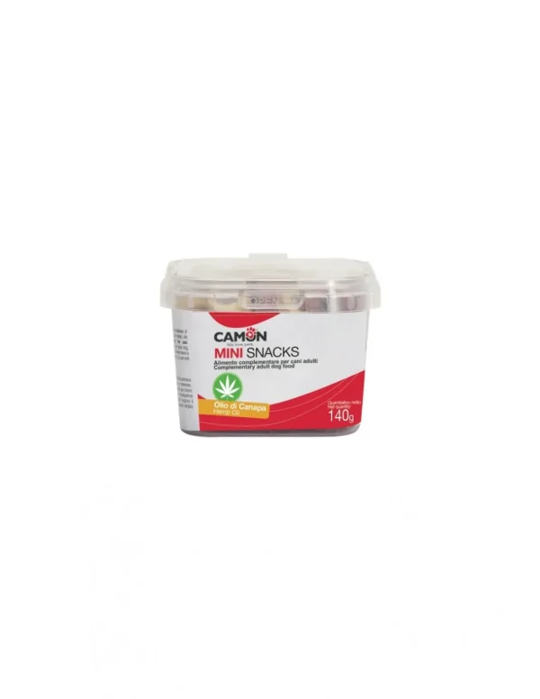 camon snack dog con olio di canapa mini box 140g