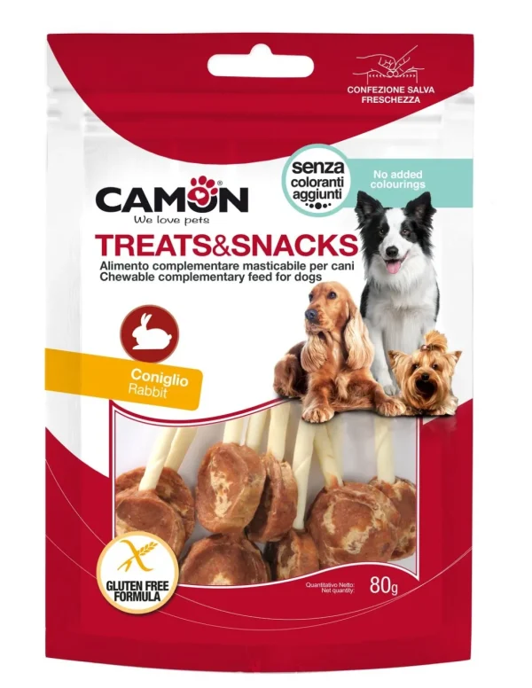camon snack lollipop al coniglio 80g