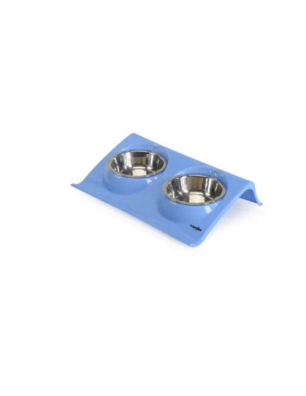 camon vassoio con ciotole in acciaio 150ml