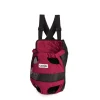 camon zainetto pet pocket rosso trapuntato large