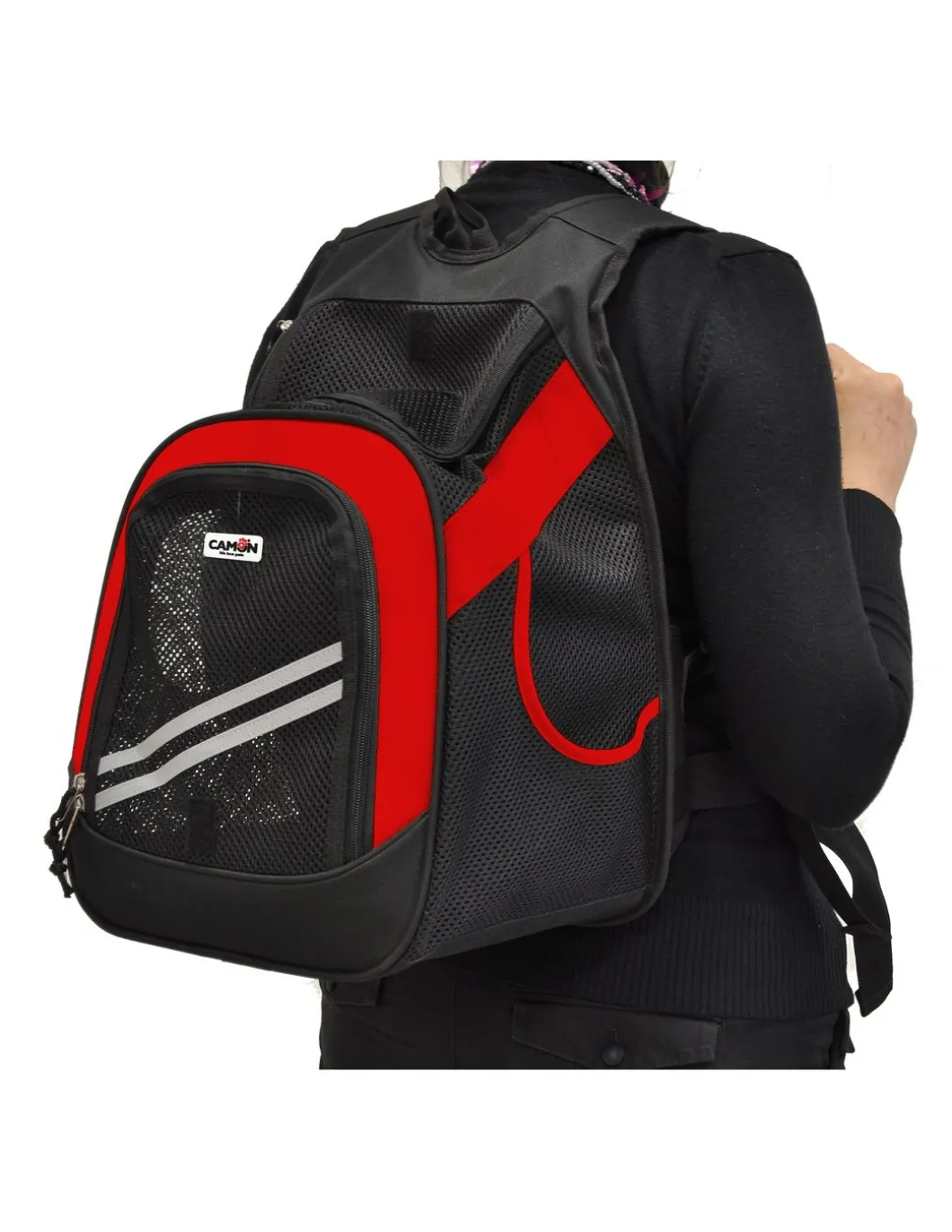 camon_zainetto_trasportin_0.webp camon zainetto trasportino pet pocket rosso