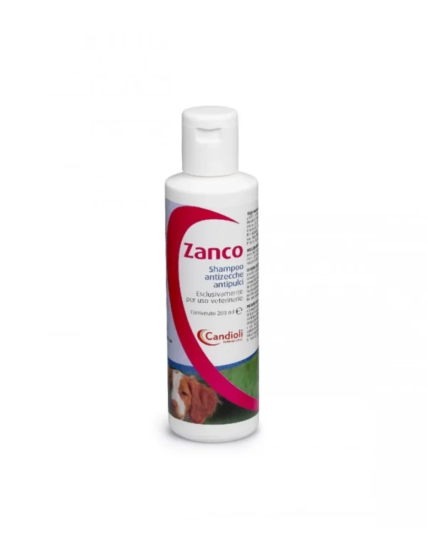 candioli zanco shampoo antizecche antipulci flacone 200ml