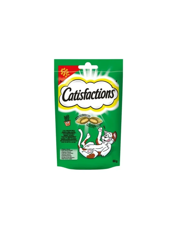 catisfaction cat snack erba gatta 60gr 427177