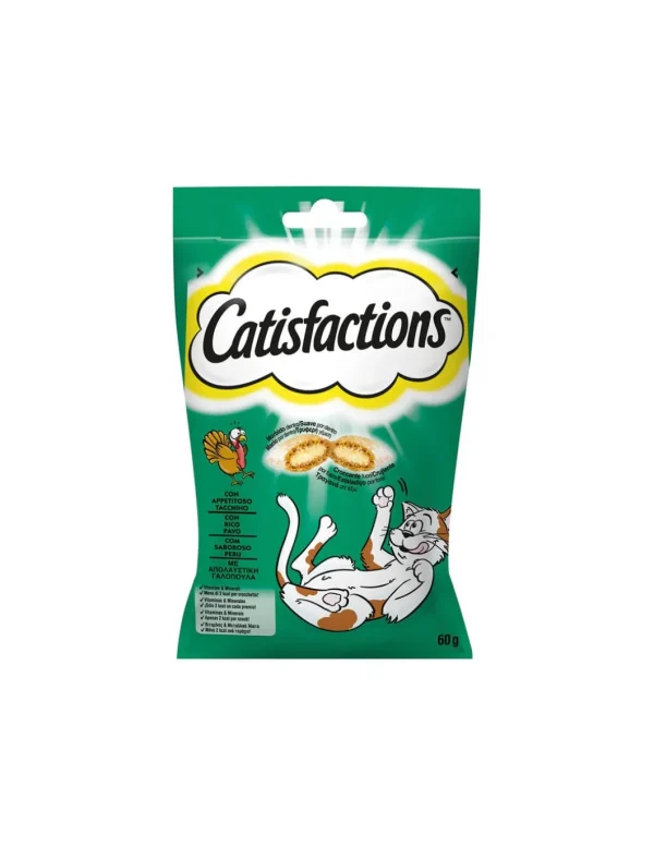 catisfaction cat snack tacchino 60gr 358075