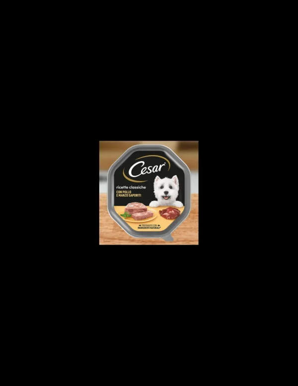 cesar 150gr ricette classiche pate' pollo e manzo 358167/358203