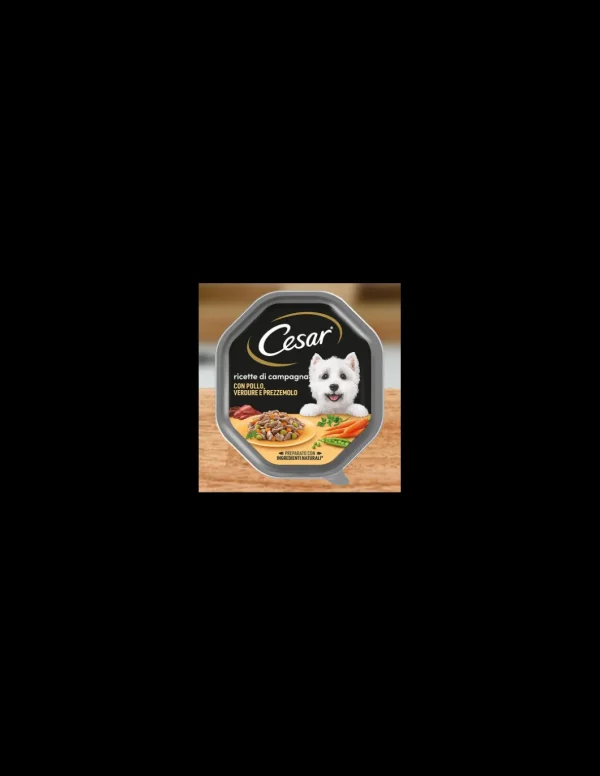 cesar 150gr ricette di campagna pollo e verdurine salsa 358207