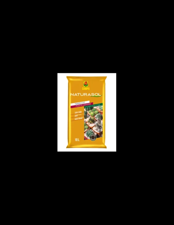 compo naturasol terriccio per piante grasse 10l con sabbia silicea di fiume