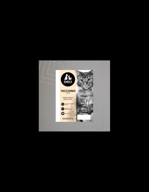dieci cat connoisseur 1,5kg adult tacchino e pollo