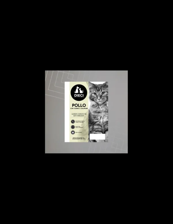 dieci cat connoisseur 5kg adult sterilised pollo tonno salmone