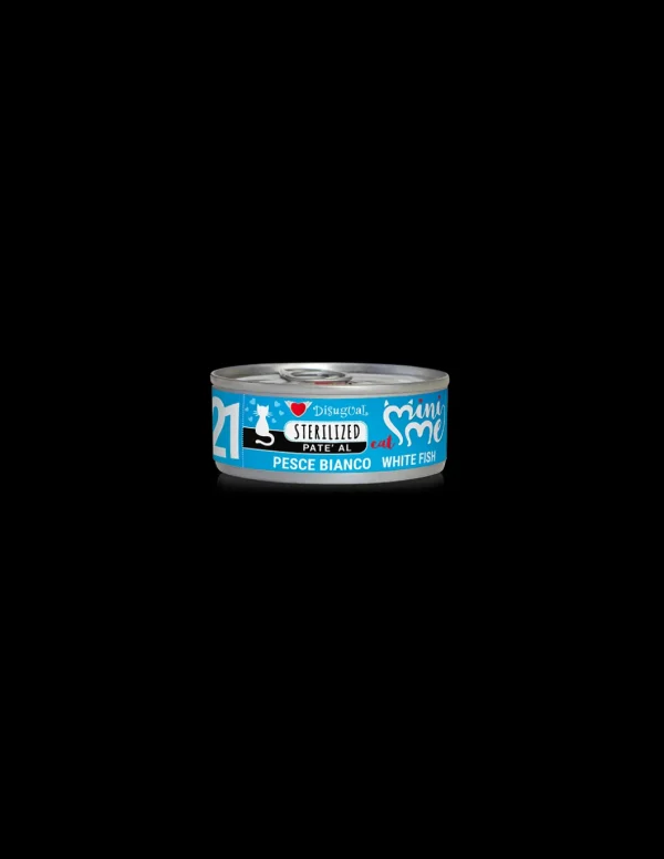 DISUGUAL CAT LATTINA MINI ME 21 STERILIZED PATE' AL PESCE BIANCO 85GR MIME042