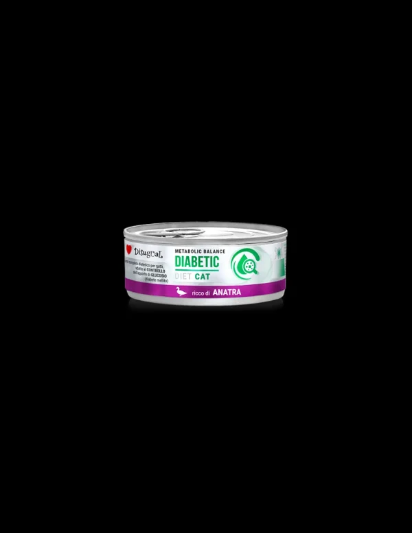 DISUGUAL DIET CAT LATTINA DIABETIC ALL'ANATRA 85GR DSDTG081