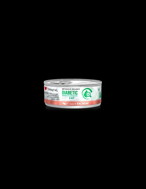 DISUGUAL DIET CAT LATTINA DIABETIC AL SALMONE 85GR DSDTG082