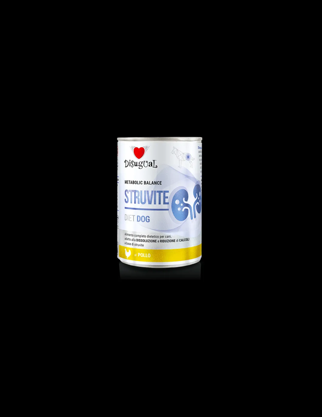 disugual_diet_dog_lattina_0-8.webp DISUGUAL DIET DOG LATTINA STRUVITE AL POLLO 400GR DSDT060