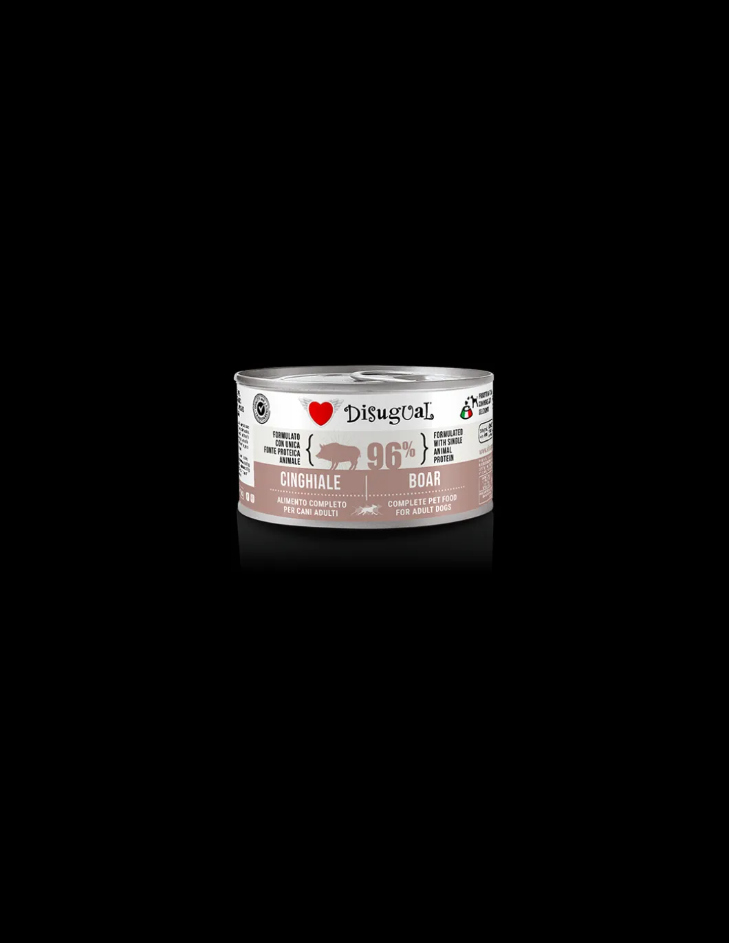 disugual_dog_lattina_mono_0-10.webp DISUGUAL DOG LATTINA MONOPROTEICO GRAIN FREE AL CINGHIALE 150GR DSGV115