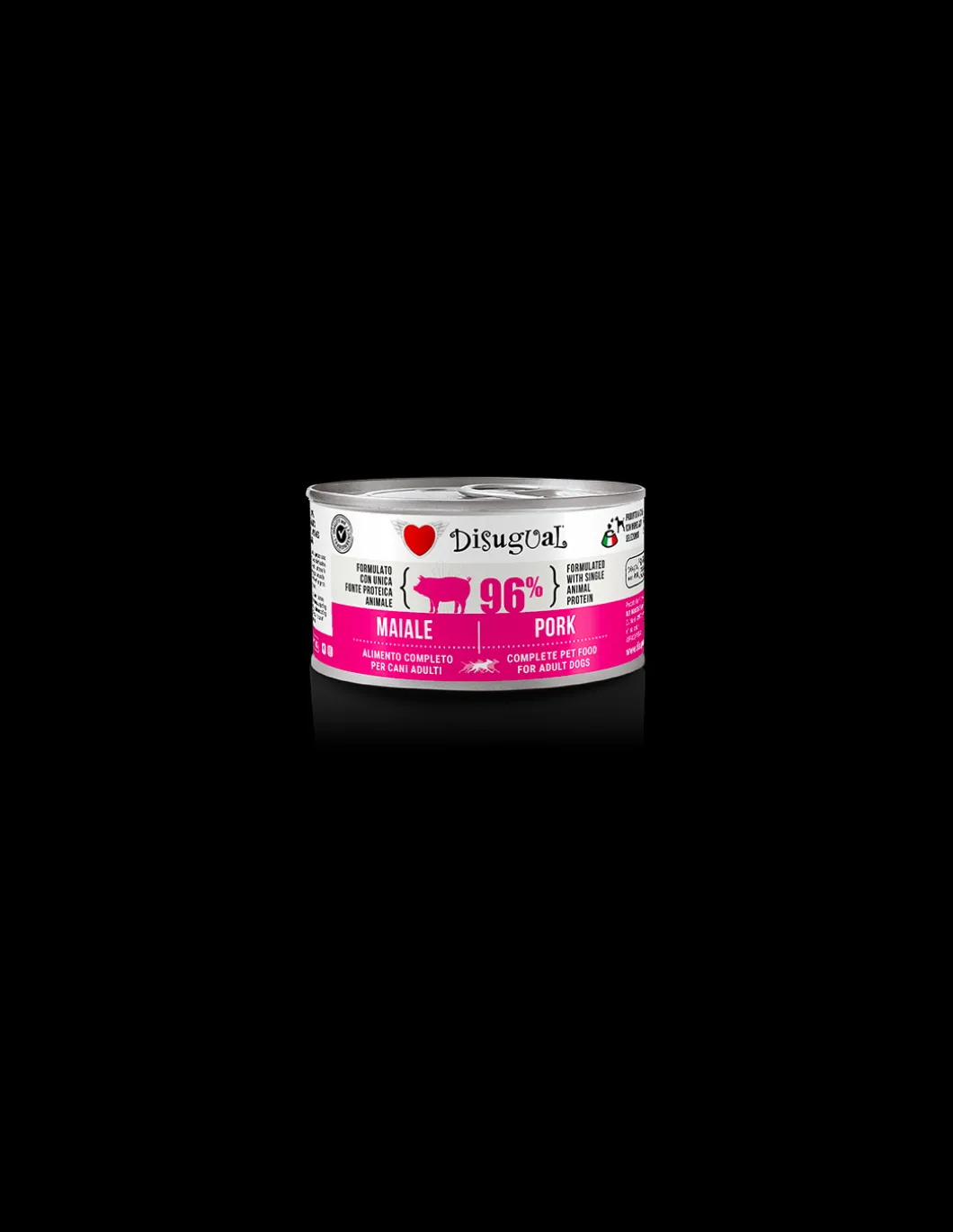 disugual_dog_lattina_mono_0-11.webp DISUGUAL DOG LATTINA MONOPROTEICO GRAIN FREE AL MAIALE 150GR DSGV102