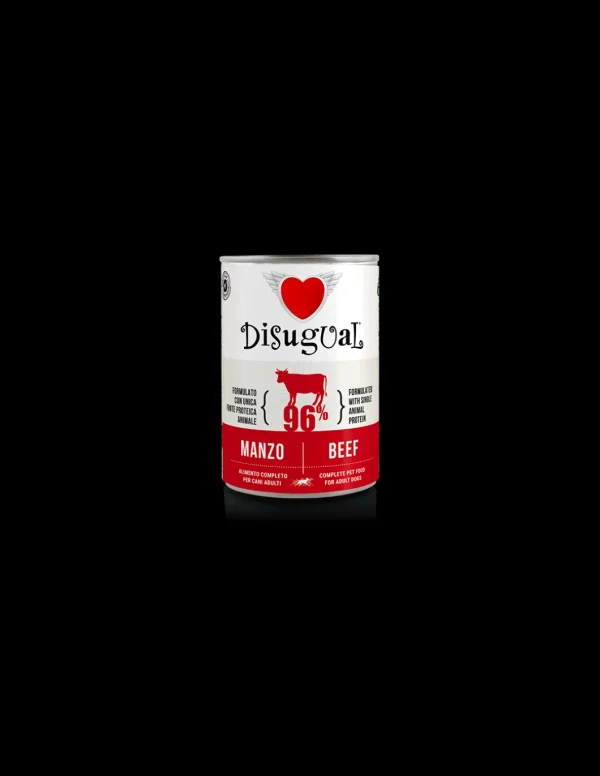DISUGUAL DOG LATTINA MONOPROTEICO GRAIN FREE AL MANZO 400GR DSGS405