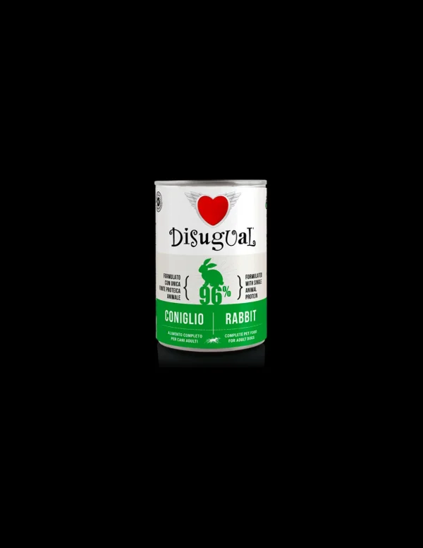 DISUGUAL DOG LATTINA MONOPROTEICO GRAIN FREE AL CONIGLIO 400GR DSGS407