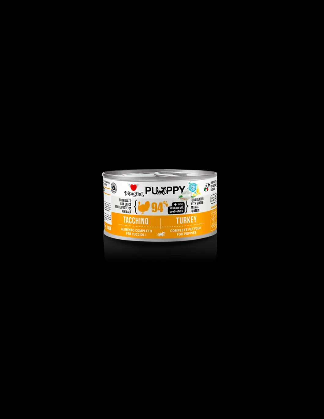 disugual_dog_puppy_lattin_0-3.webp DISUGUAL DOG PUPPY LATTINA MONOPROTEICO AL TACCHINO CON RISO 150GR DSGV143