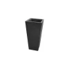 elim veca cache-pot genesis quadrato alto 85cm antracite ch302-h00q85