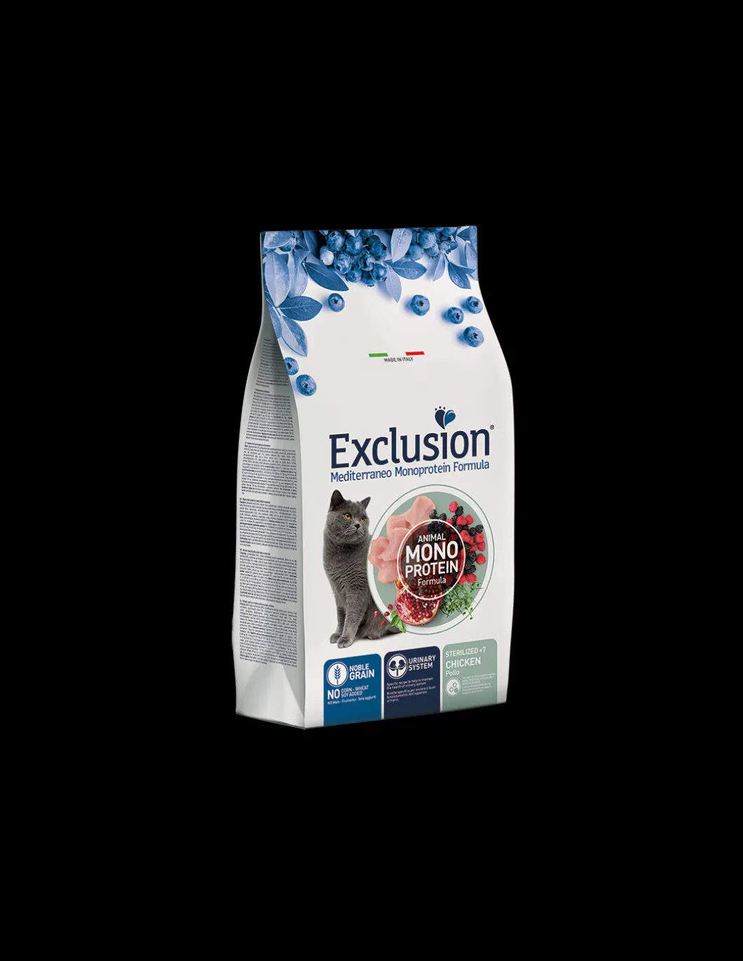 exclusion_cat_gr_monoprot_0-7.webp exclusion cat 300gr monoprotein noble grain adult 7+ sterilized pollo ngcs7c03