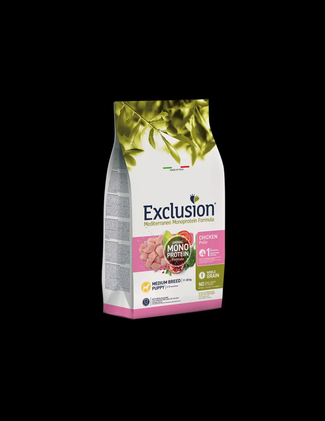exclusion_dog_monoprotein_0-1.webp exclusion dog monoprotein noble grain 3kg puppy medium breed pollo ngpcm03
