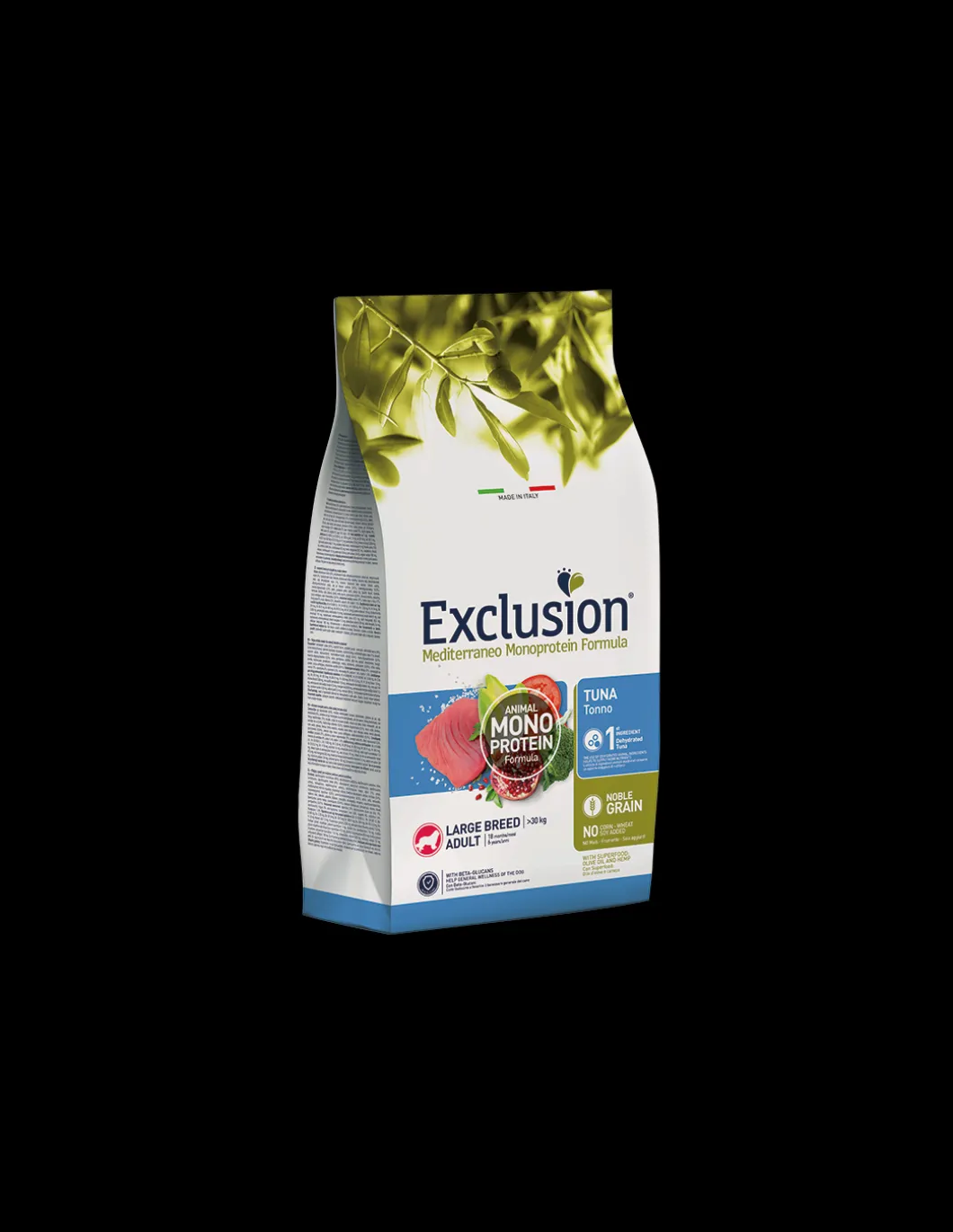 exclusion_dog_monoprotein_0-18.webp exclusion dog monoprotein noble grain 12kg adult large breed tonno ngatl12