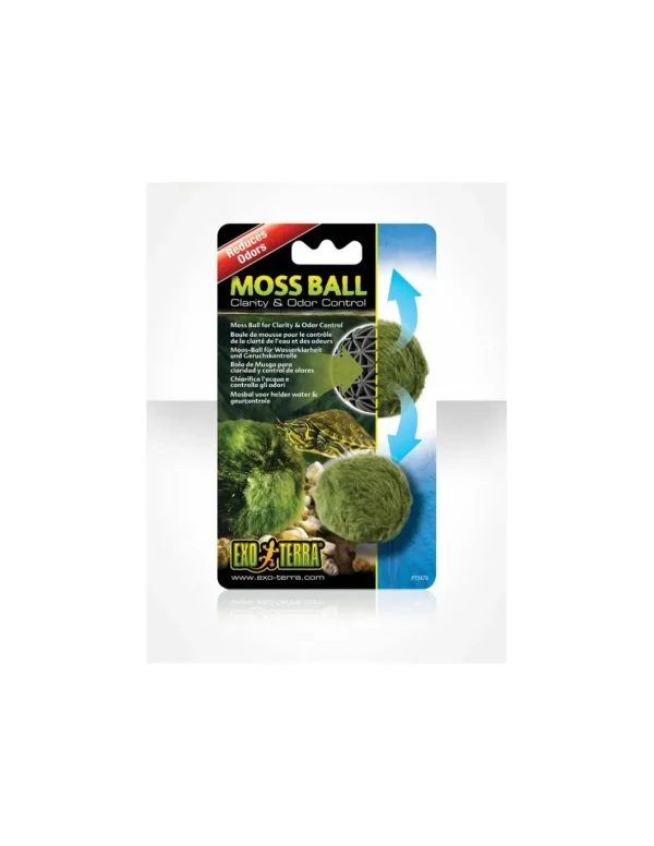 exo terra 281681 moss ball chiarifica l'acqua e riduce gli odori